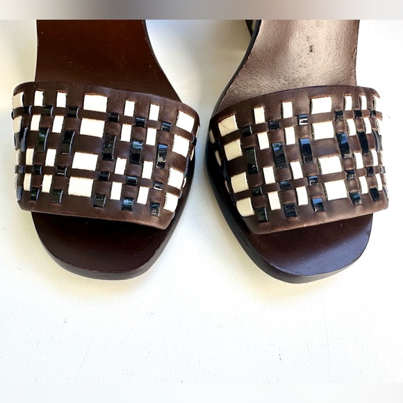 EUC Tory Burch block heel Slingback sandals, size 7.5 - Picture 7 of 13